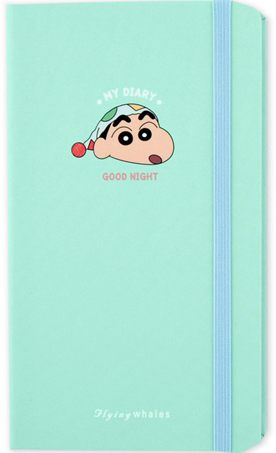 플라잉웨일즈 짱구는못말려 마이 다이어리 S, 민트, 1개