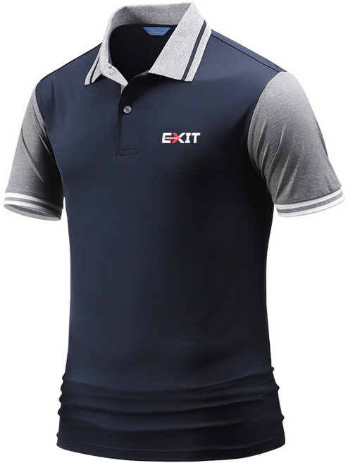 다꾸앙 남성용 냉감 통기성 빅사이즈 엑시트 스판 쿨 반팔 카라 티셔츠 F05P7_qp5075