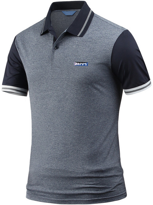 다꾸앙 남성용 냉감 통기성 지피 쿨 스판 반팔 카라 티셔츠 F05P7_qp5081