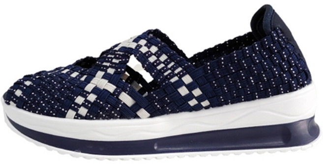 미스제인 첼리 배색 우븐슈즈 4.5cm