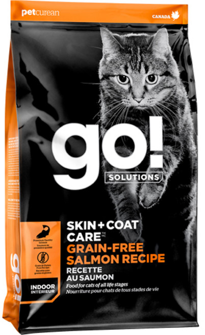 go 전연령 스킨앤코트 레시피 인도어 고양이 건식사료, 연어, 1.3kg, 1개
