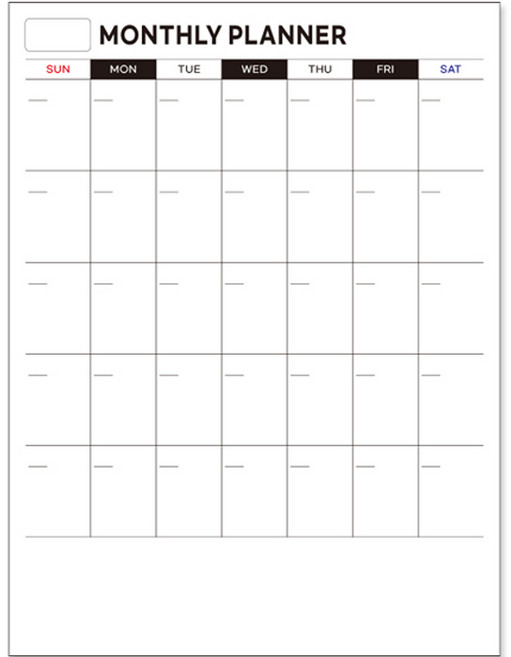 두문 붙이는 스케줄 화이트보드 시트 MP A타입
