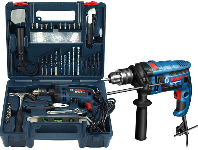 BOSCH 博世 750W 錘擊電鑽全套組 GSB 1600 RE, 1套