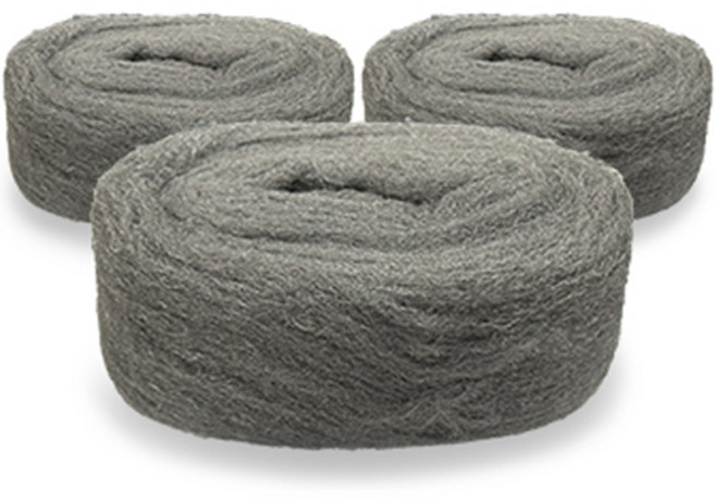 월드크린 철솜 스틸울 0000 100g, 3개