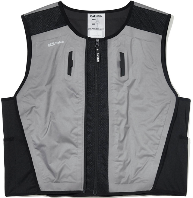 케이투세이프티 리유저블 아이스 쿨링베스트2 회색, 그레이, 1개