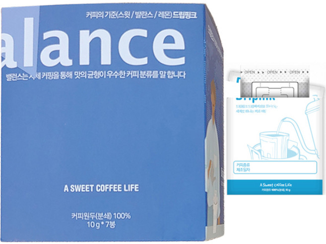 드립핑크 과테말라 안티구아 드립백커피, 7개입, 1개, 10g