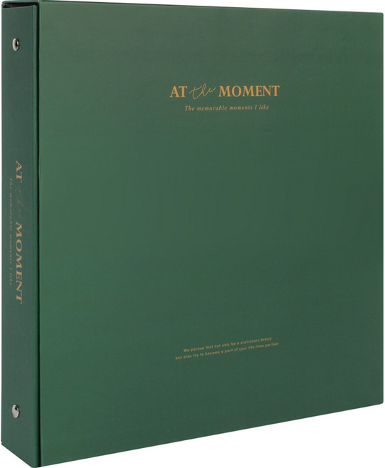 리코즈 모멘트 바인더 앨범 접착흑지, 포레스트, 40매