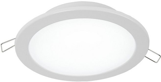 Bayon LED 매입등 타공 사이즈 150mm 주백색 15W, 화이트, 1개