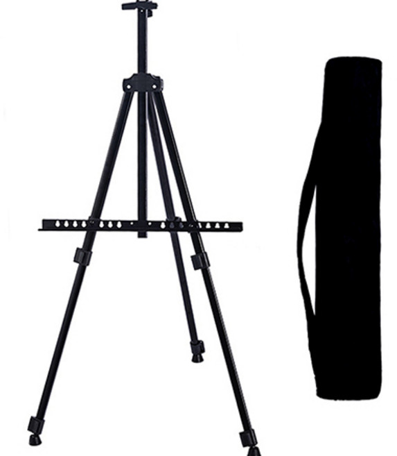 코히모 휴대용 접이식 이젤 거치대 블랙 3W003