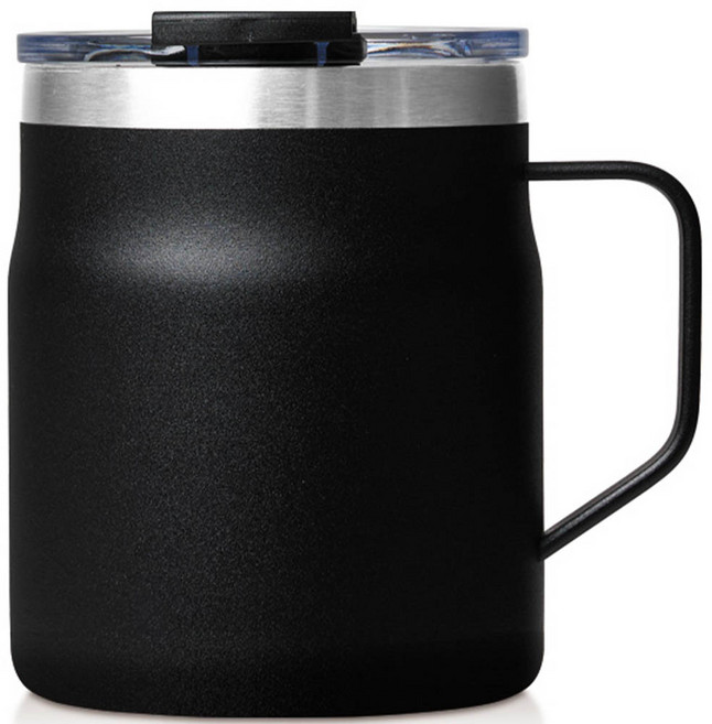 텀스 코니 스텐 머그, 블랙, 380ml, 1개