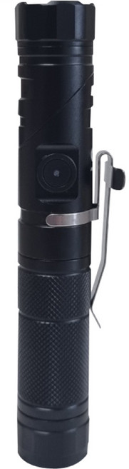 맥스토치 POLICE SECURITY 충전식 기역자 랜턴 LED 후레쉬 MTR 200, 블랙, 1세트