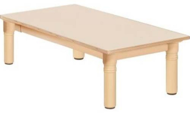 삼성교구 HPL 자작합판 유아책상 사각