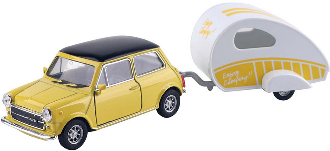 웰리 MINI와 카라반 완구, 옐로우, 1개