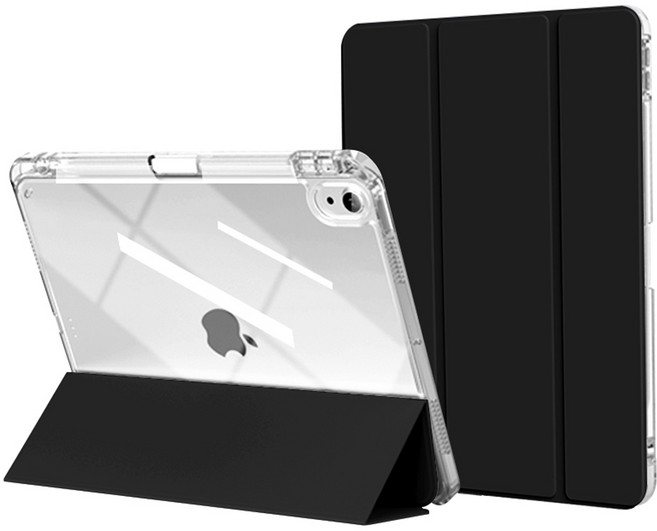 제이로드 샤인 클리어 펜슬 홀더 태블릿 PC 케이스, 블랙, 1개