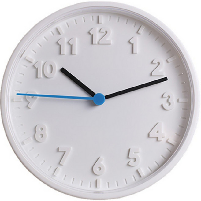 오롯 DIY 페인팅 벽시계, 화이트