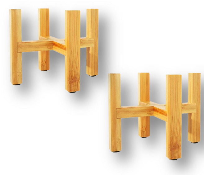 라온하제 원목 화분 받침대 2p, 혼합색상, 2개