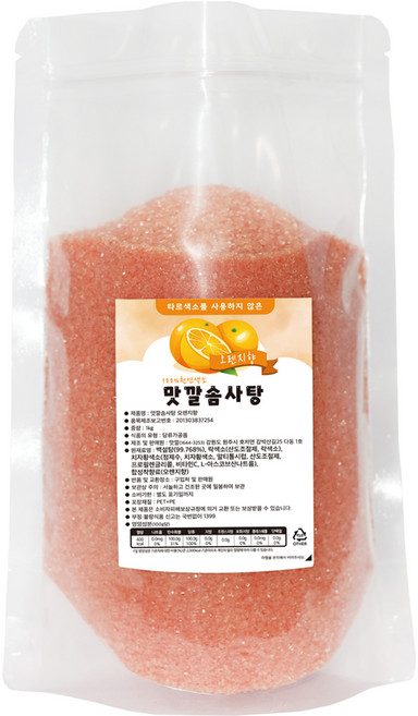 맛깔슈가 솜사탕 설탕 오렌지향, 1kg, 1개