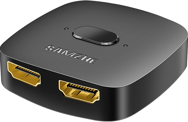 삼지 양방향 4K HDMI 2.0 스위치 분배기, 블랙, 1개