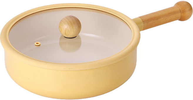 네오플램 봉봉 인덕션 IH 멀티팬 냄비, 24cm, 옐로우, 1개