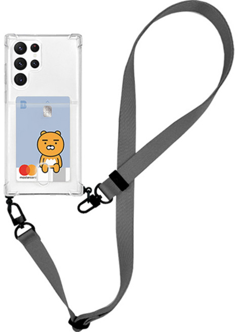 까미또 컬러원 스트랩 카드 휴대폰 케이스