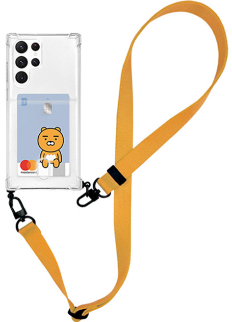 까미또 컬러원 스트랩 카드 휴대폰 케이스