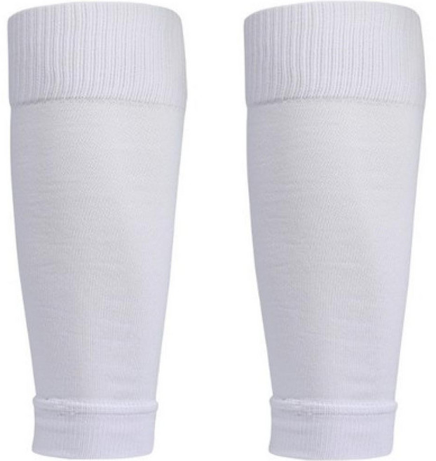 발광 스포츠 종아리 튜브형 슬리브 샥스 양쪽 세트, 화이트, 1개