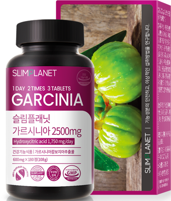 슬림플래닛 가르시니아 2500mg 다이어트 보조제 108g, 180정, 1개