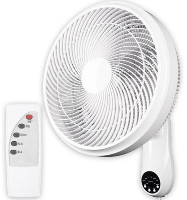 고스 리모컨 써큘레이터망 벽걸이형 선풍기, GSF-R4214WCR