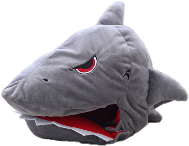 젊은이마켓 캐릭터 파티 인형모자 상어, 혼합색상, 1개