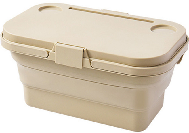 앤티스 테이블타입 접이식 캠핑 폴딩박스, 베이지, 1단, 1개