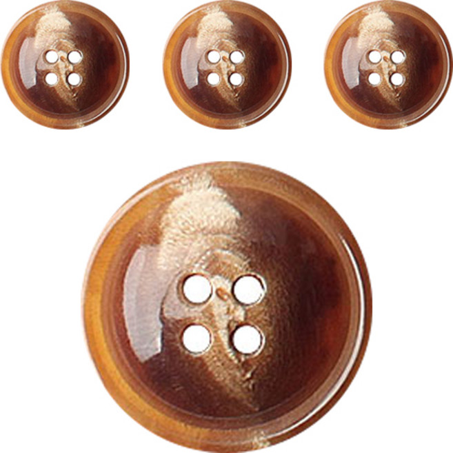동대문단추왕 코트 정장 뿔09 HS143 단추, 연연탈, 4개