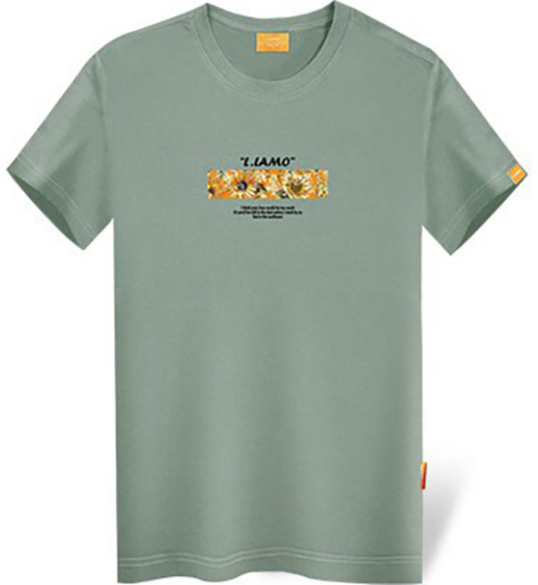 엘라모 통기성 해바라기 반팔 티셔츠