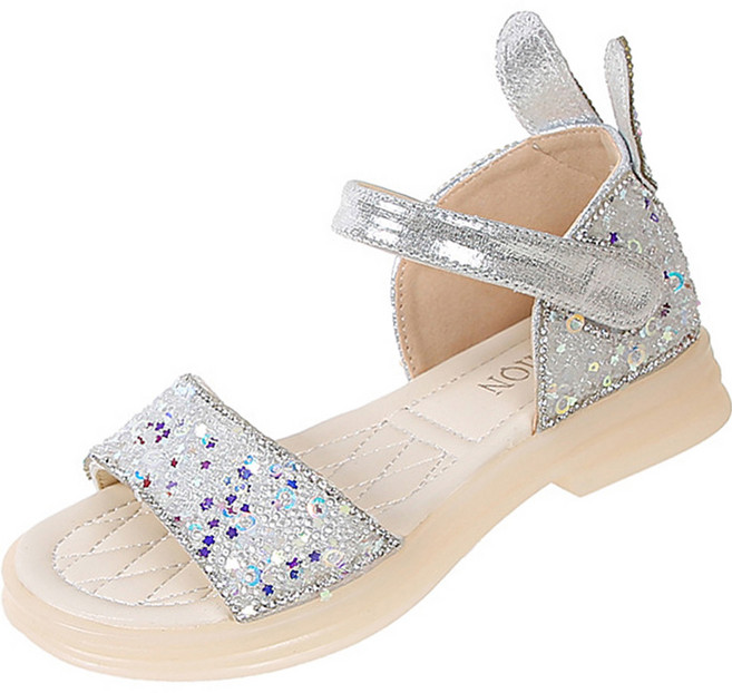 키즈트리 여아용 반짝이 스트랩 샌들 SZ-428