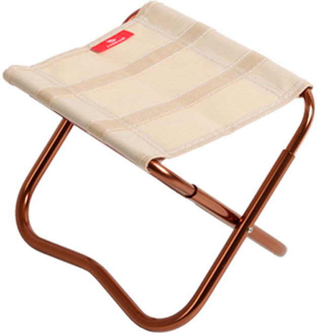 카디움 두랄루민 미니 접이식 캠핑의자 소형 ES 709, 아이보리, 1개