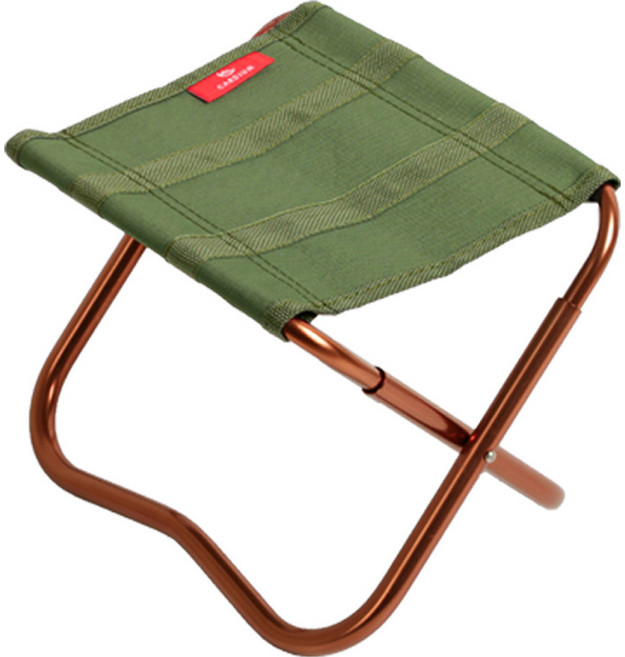 카디움 두랄루민 미니 낚시 등산 캠핑 접이식 의자 소형 ES-709, 올리브, 1개
