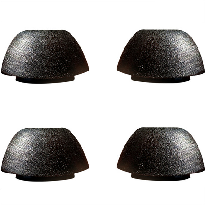 사이프 에어팟 프로 전용 이어폰 메모리폼 이어팁 4p, SF-AIPLBM, 검은색