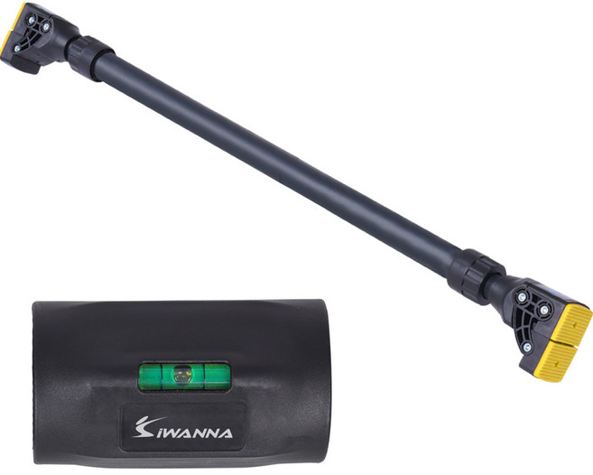 아이워너 자이언트 락 문틀 손상 방지 철봉, 블랙