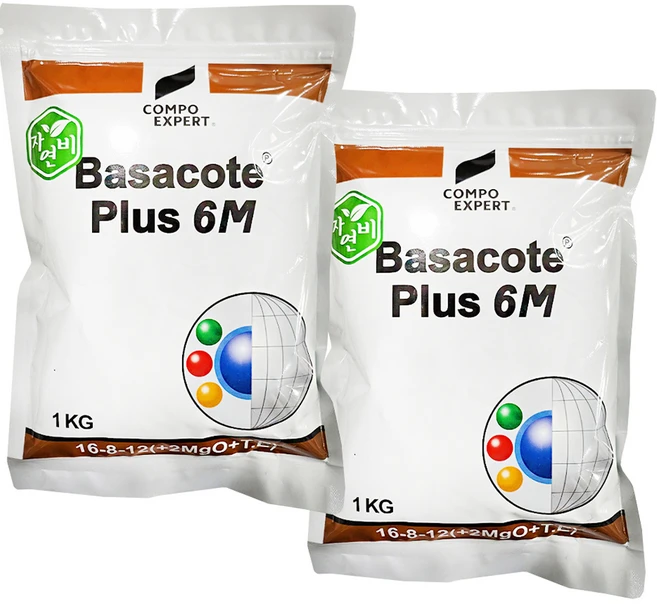 COMPOEXPERT 바사코트 화분 식물영양제 6개월 복합 코팅비료, 2개, 1kg - 쿠팡