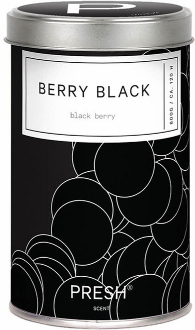 PRESH 대용량 소이 캔들, BERRYBLACK, 600g, 1개