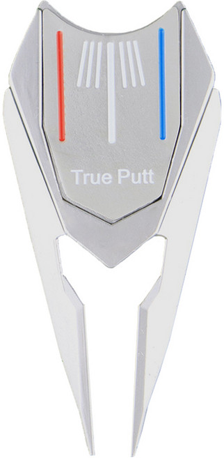 고싱글 골프 트리플 마커 클립형 디봇툴, 실버, 1개