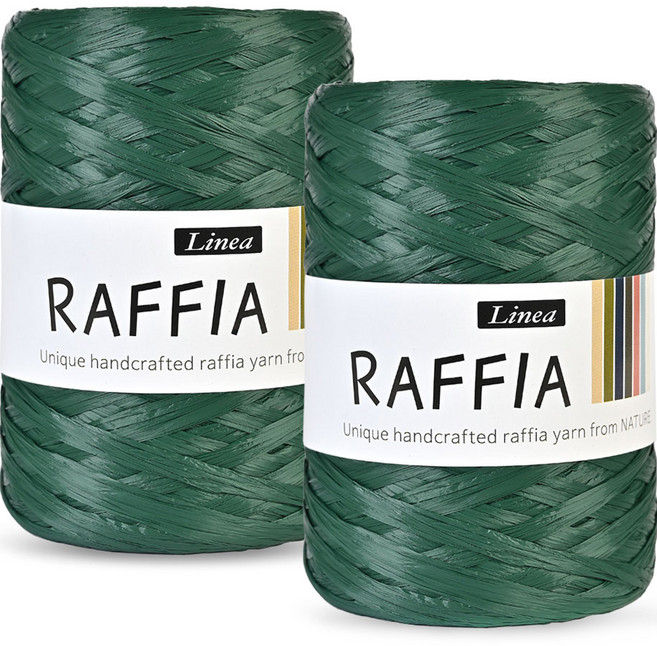 Linea 拉菲草紙編織線 40g, 433號, 2捆