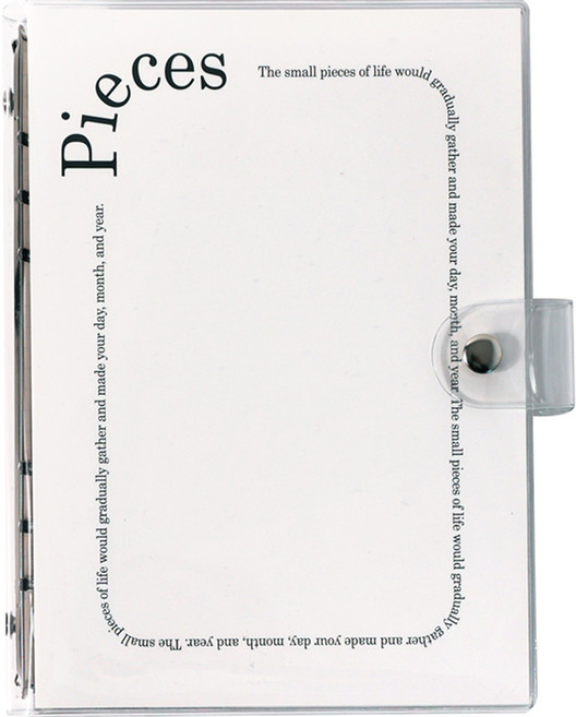 워너디스 A5 피시스 6공 바인더 노트 세트, 01화이트, 1세트