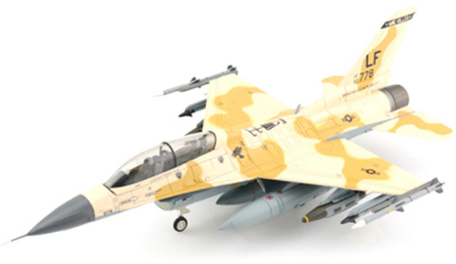 하비마스터 1 : 72 F-16D 파이팅 팔콘 전투기 미그 킬러 2022 HM416798, 혼합색상, 1개