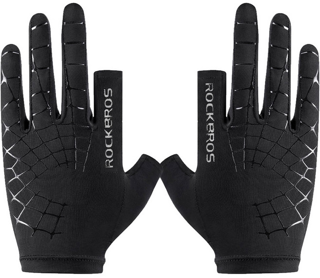 락브로스 멀티 사이클링 긴장갑 S202-1 양손세트, 블랙, 1개