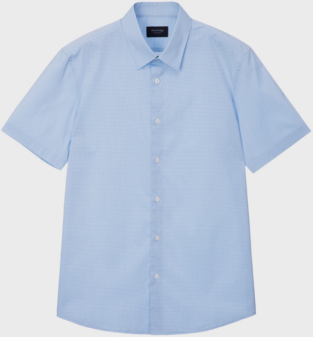 마인드브릿지 남성용 이지케어 멀티 스트라이프 반팔 드레스 셔츠 세미 MXDS3184