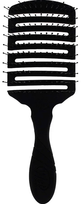 웻브러쉬 프로 플렉스 드라이 패들 헤어브러쉬, 블랙, 1개 - 쿠팡