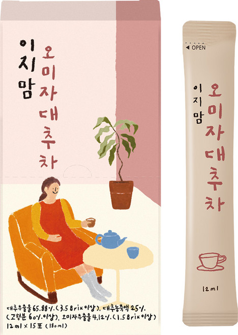 이지맘 오미자 대추차, 15ml, 15개입, 1개