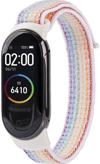 누아트 스포츠루프 스트랩, 레인보우화이트, 1개