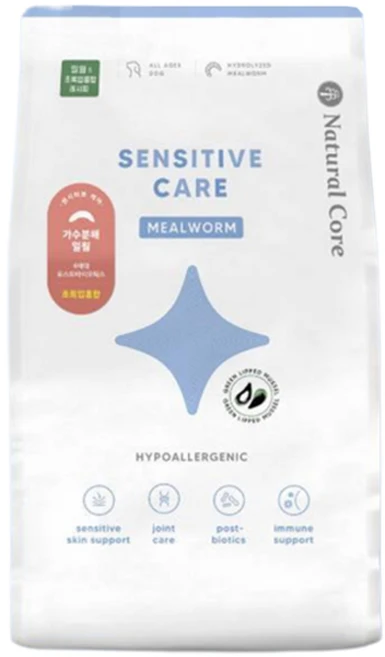 네츄럴코어 강아지 센시티브 케어 기능성 사료 작은입자, 피부/피모+알러지, 1.2kg, 1개 - 쿠팡