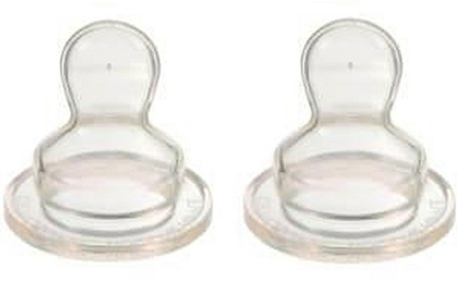 디프락스 유아용 젖꼭지 슬로우 신생아, 2개